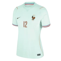 Camiseta Francia Randal Kolo Muani #12 Segunda Equipación Replica Mundial 2026 para mujer mangas cortas